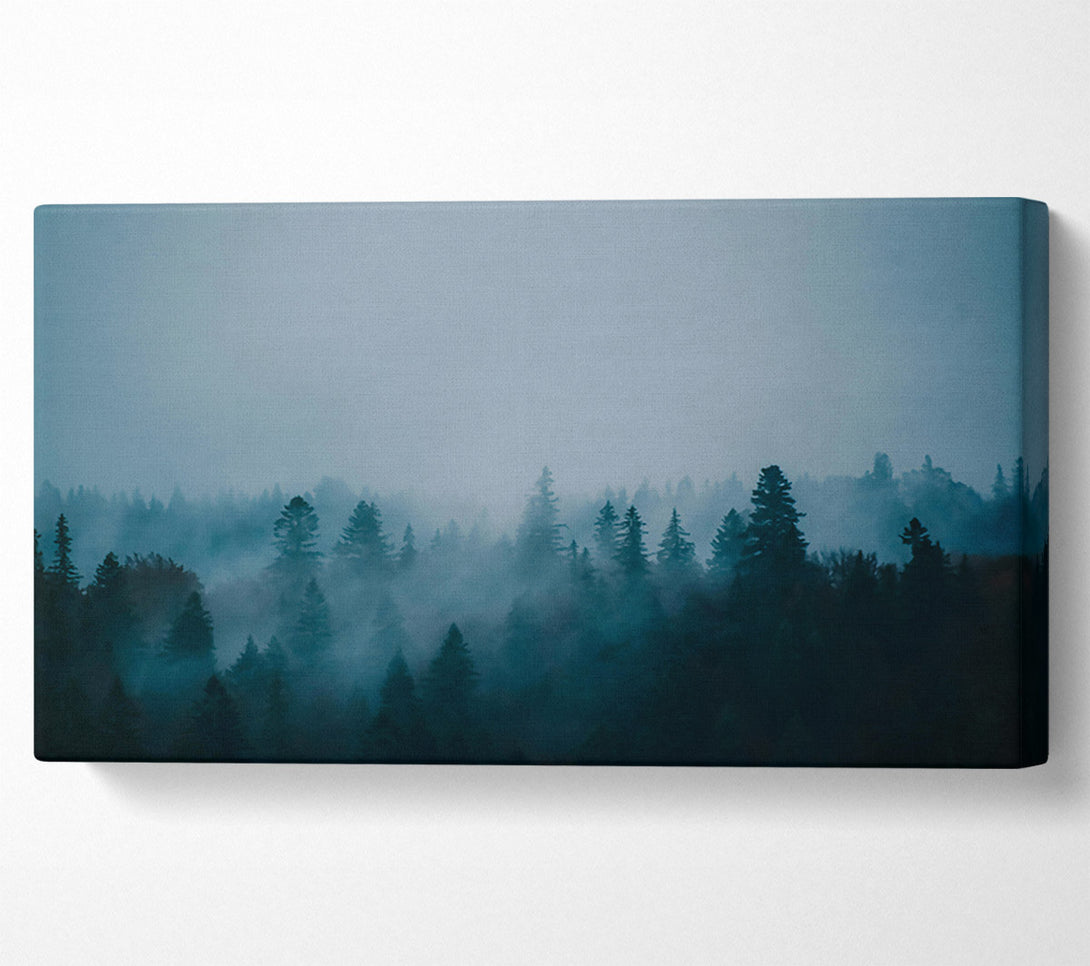  A Canvas Print of Azure Forest Mist Canvas Print