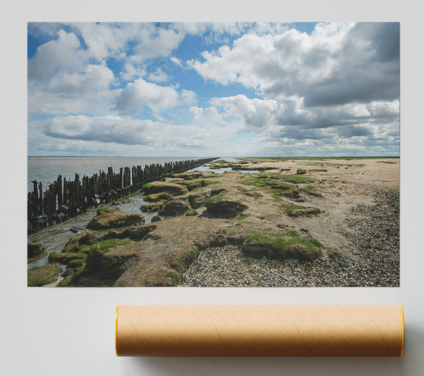 Sand And Blue Sky Giclee Print