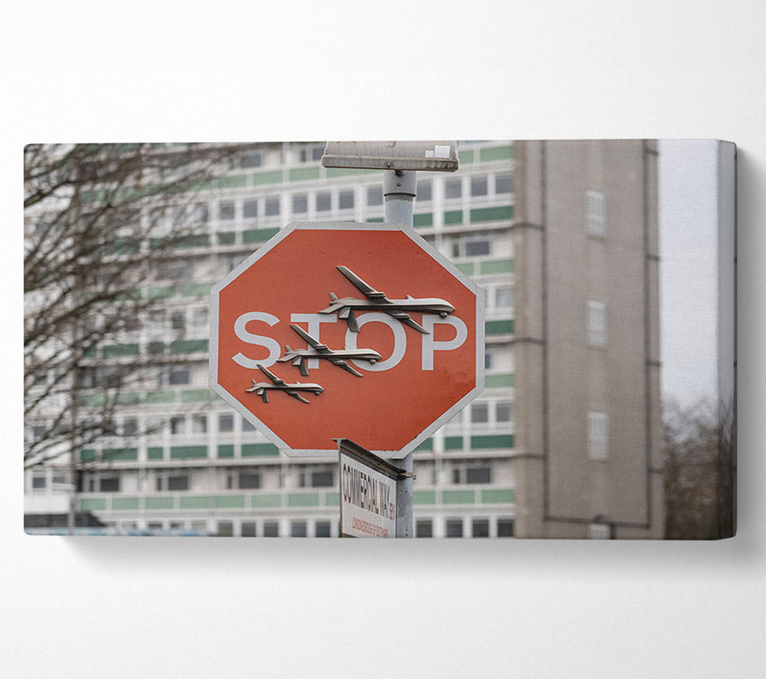 A Canvas Print of Banksy Stop War Canvas Art