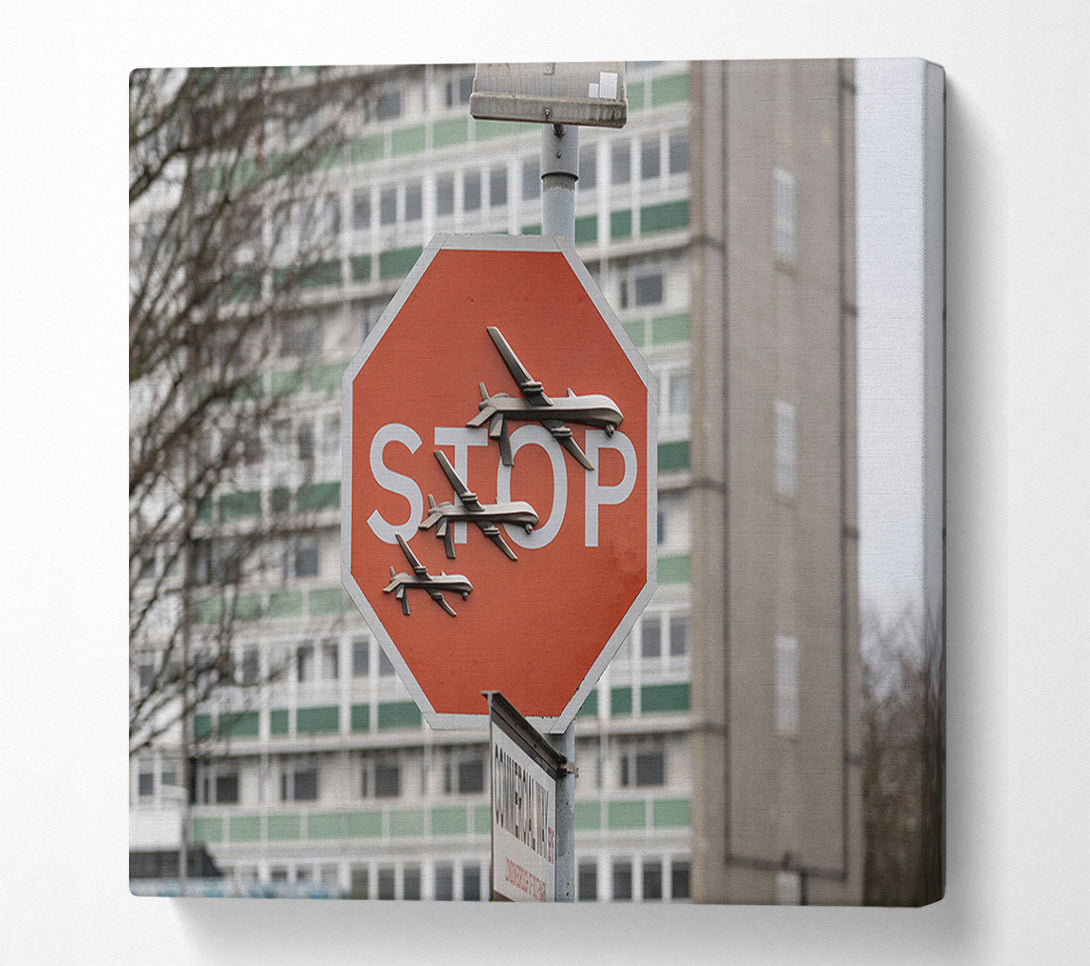  A Canvas Print of Banksy Stop War Canvas Art