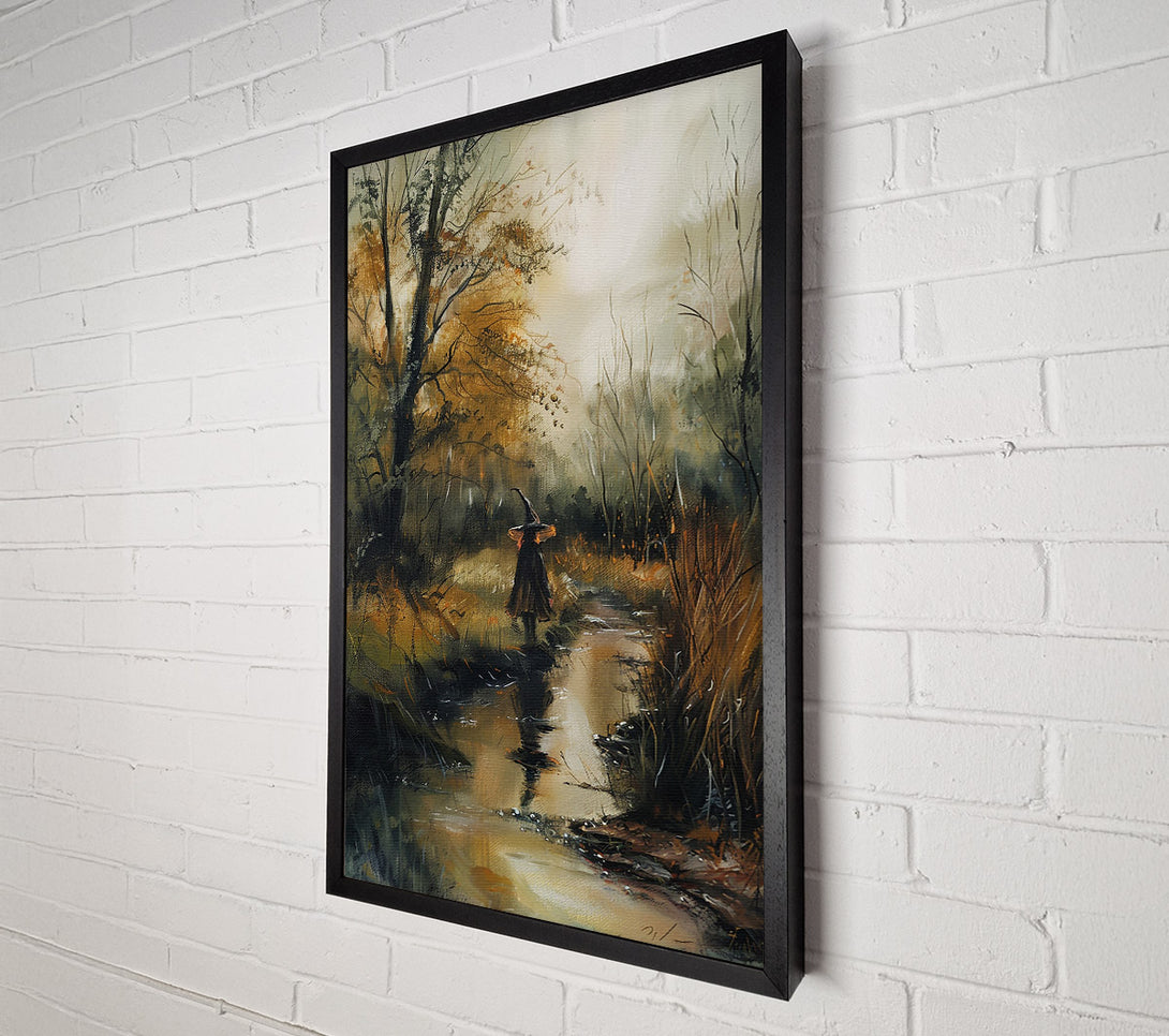  A Canvas Print of Golden Stream Witch Canvas Print