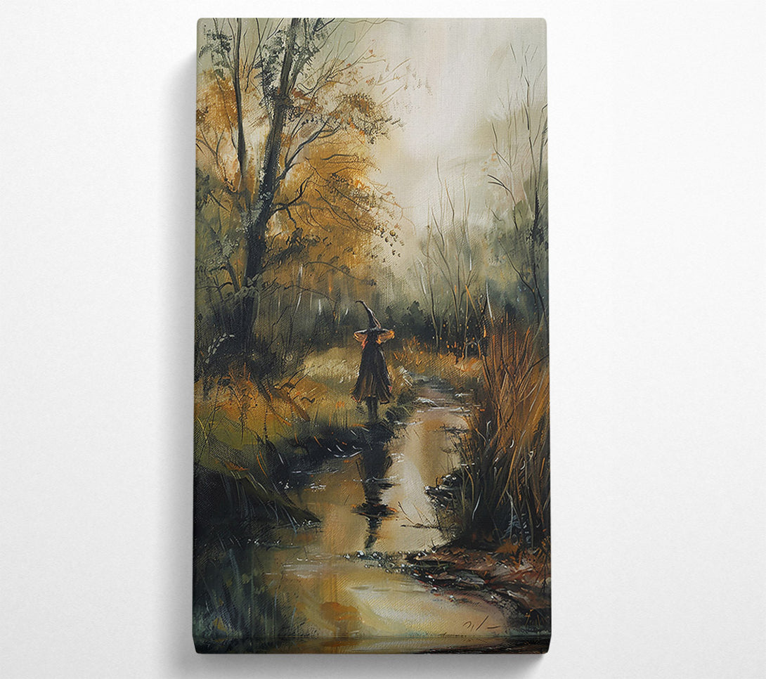  A Canvas Print of Golden Stream Witch Canvas Print