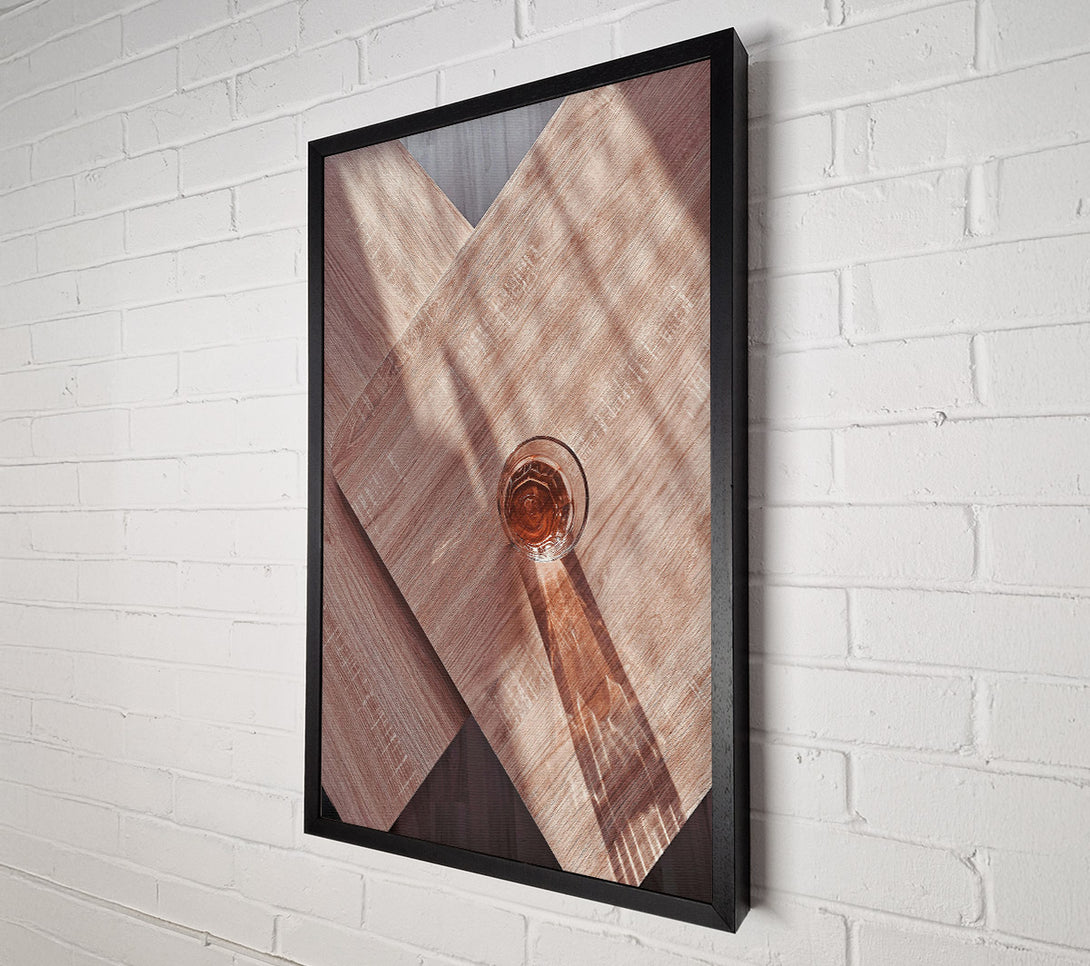  A Canvas Print of Golden Light & Shadow Canvas Wall Art