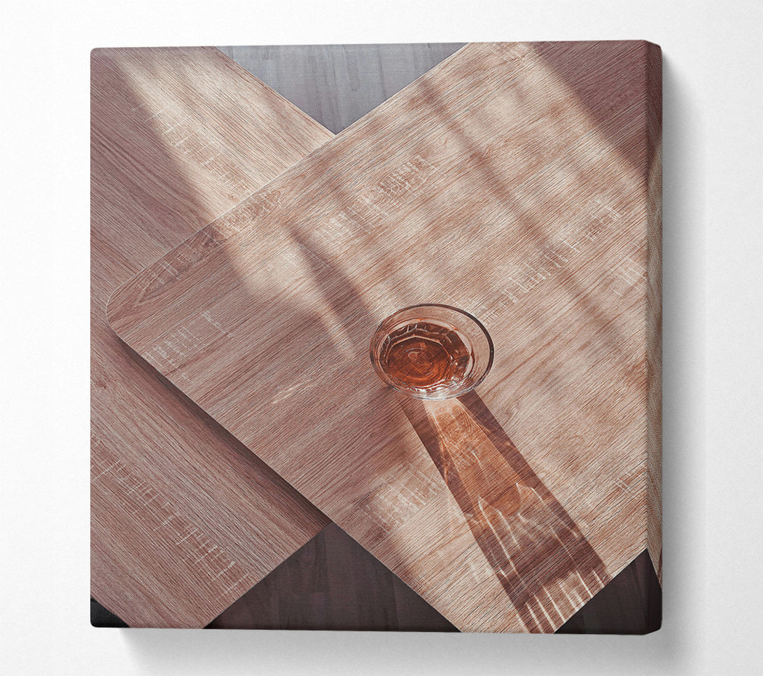  A Canvas Print of Golden Light & Shadow Canvas Wall Art