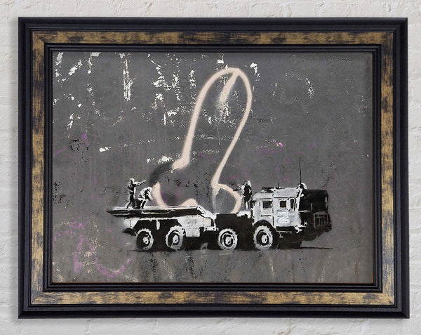 Banksy Ukraine War Framed Print