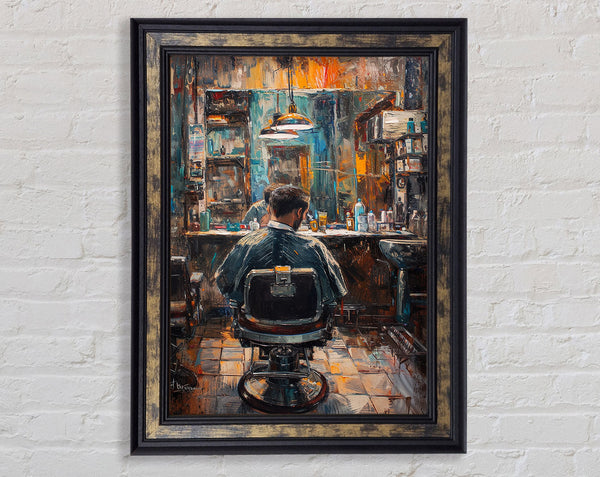 Barber Shop Framed Print
