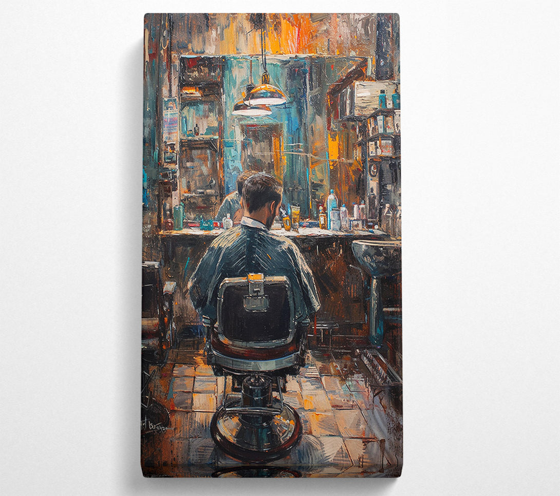  A Canvas Print of Barber Shop Canvas Print