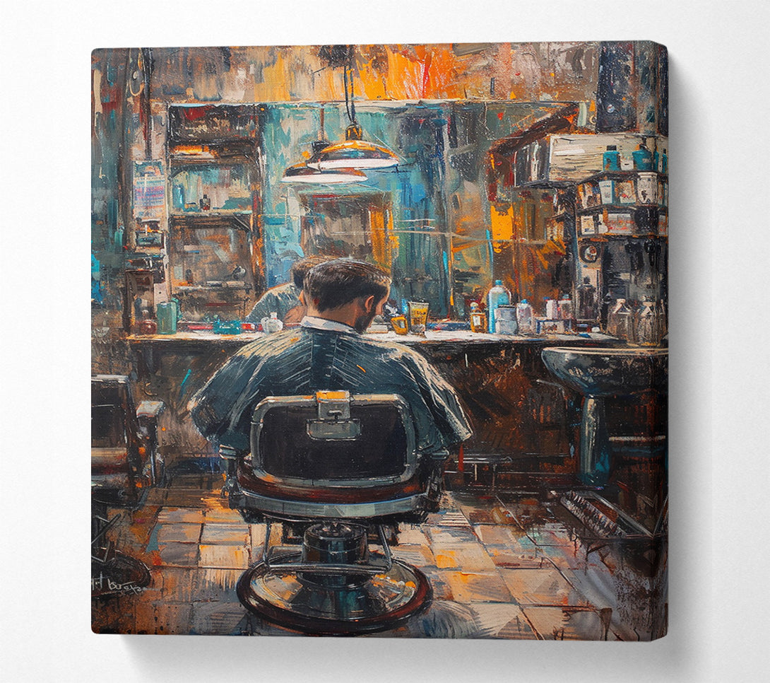  A Canvas Print of Barber Shop Canvas Print