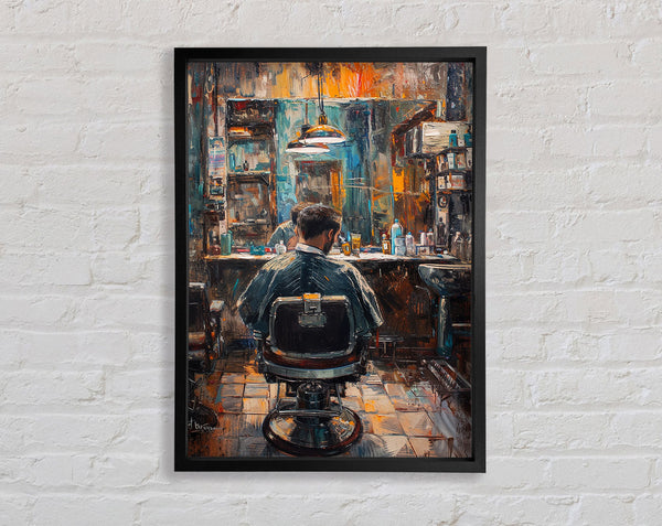 Barber Shop Framed Print