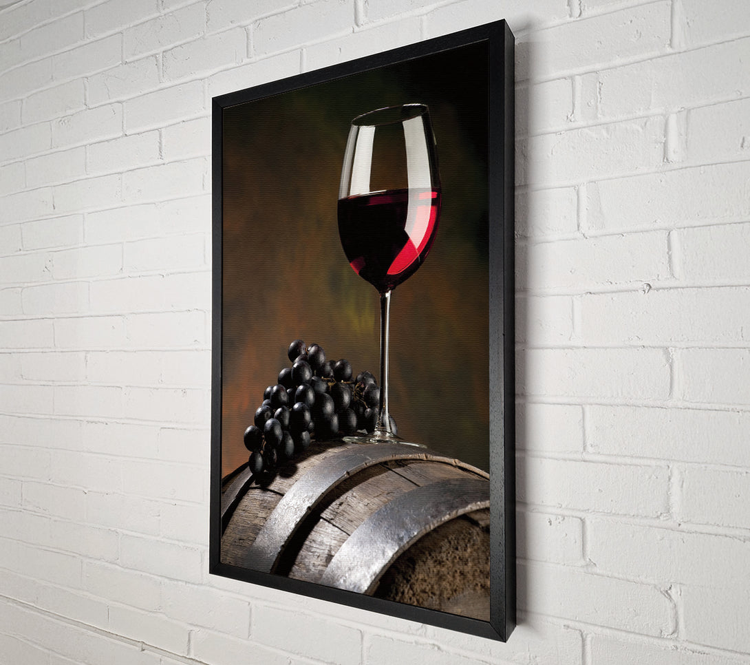  A Canvas Print of Barrel Of Wine Canvas Wall Art
