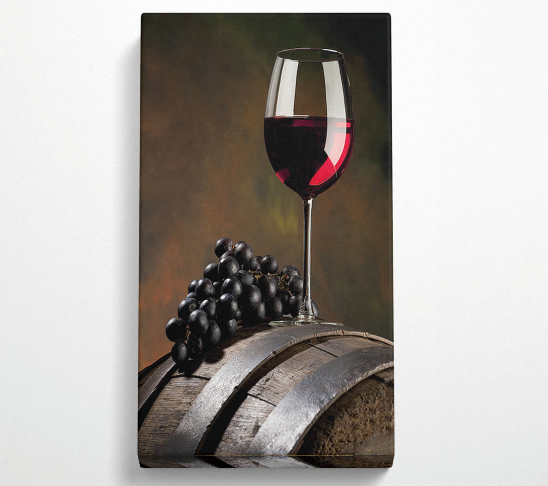  A Canvas Print of Barrel Of Wine Canvas Wall Art