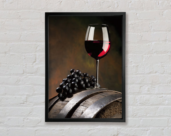 Barrel Of Wine Framed Print