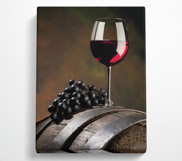  A Canvas Print of Barrel Of Wine Canvas Wall Art