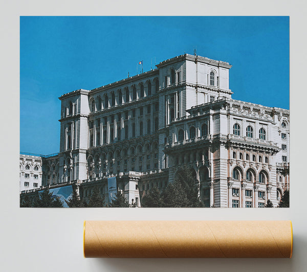 Blue Sky Palace Giclee Print