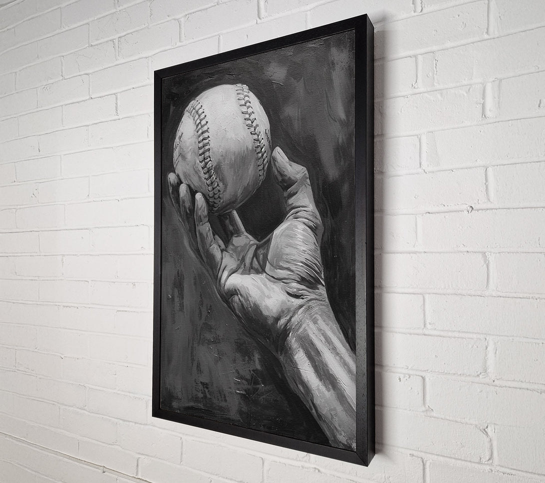  A Canvas Print of Baseball Hands Canvas Wall Art