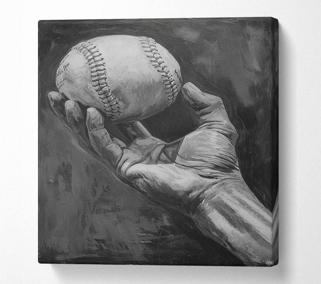  A Canvas Print of Baseball Hands Canvas Wall Art