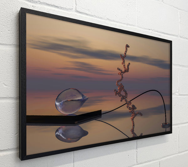 Orange Branch Reflection