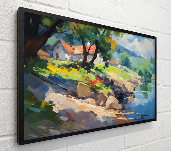 Azure Riverbank Cottage