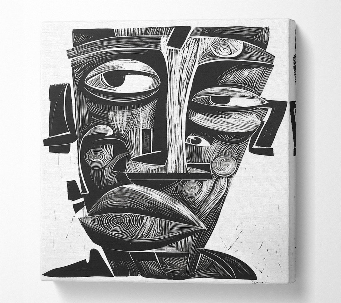  A Canvas Print of Basquiat Abstract Canvas Art
