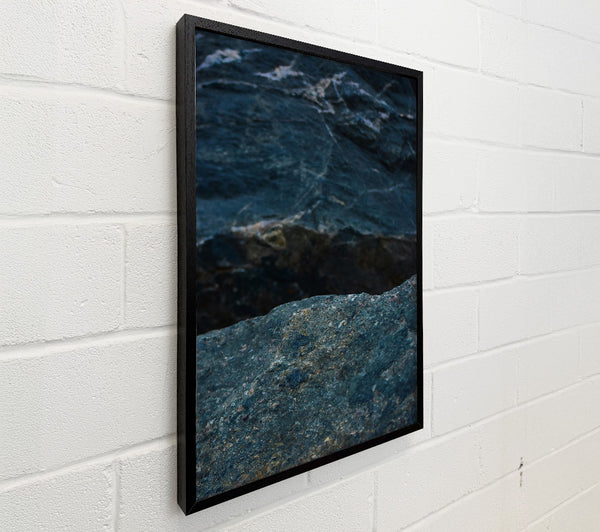 Teal Rock Face