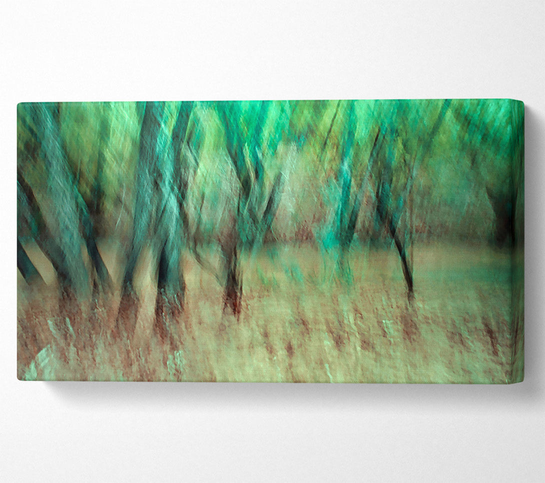  A Canvas Print of Emerald Forest Whispers Canvas Print