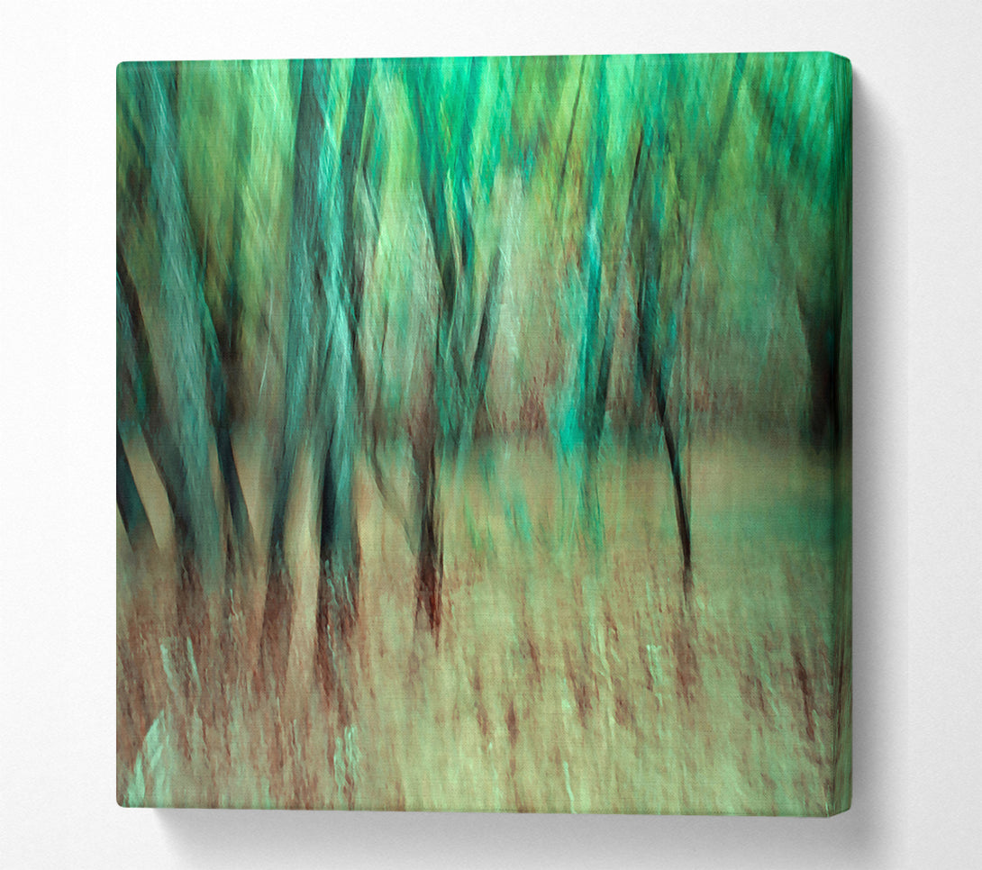  A Canvas Print of Emerald Forest Whispers Canvas Print
