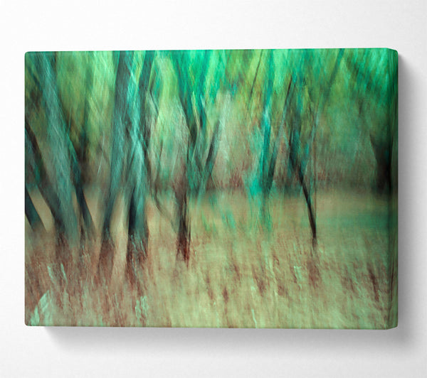  A Canvas Print of Emerald Forest Whispers Canvas Print