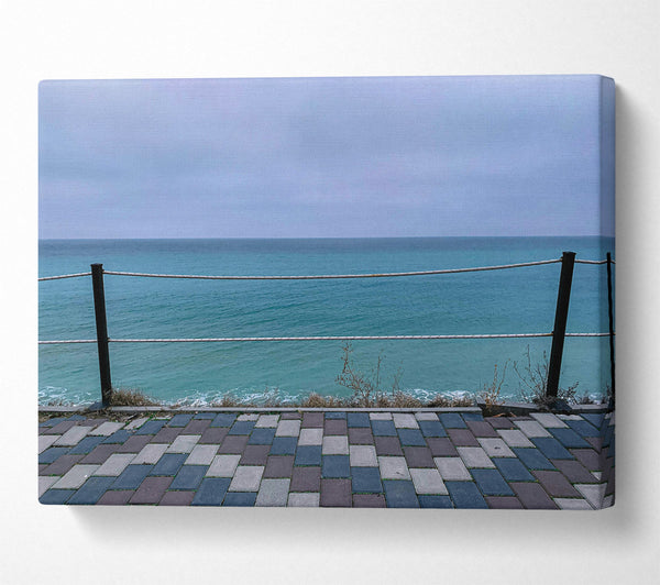  A Canvas Print of Blue Horizon View Canvas Art
