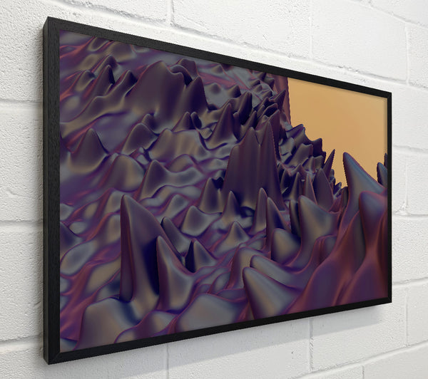 Purple Spiky Landscape