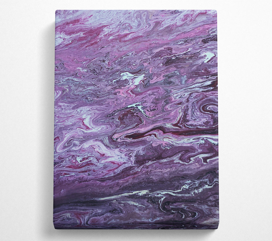  A Canvas Print of Lavender Swirling Dreams Canvas Wall Art