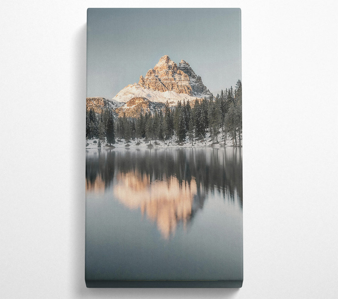  A Canvas Print of Pale Reflection In The Pines Canvas Wall Art