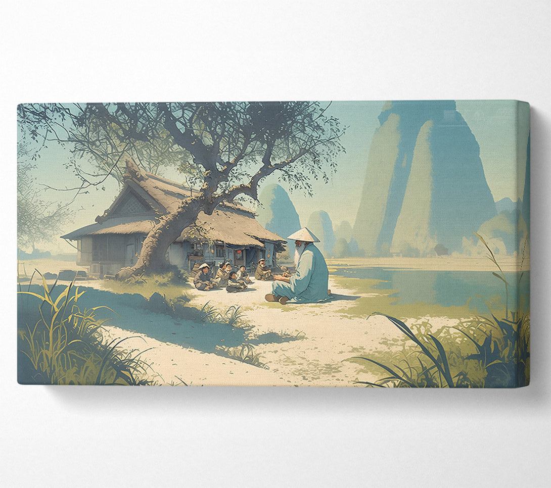  A Canvas Print of Blue Lessons Of The Sage Canvas Wall Art