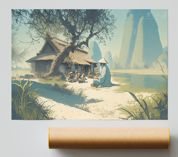 Blue Lessons Of The Sage Giclee Print