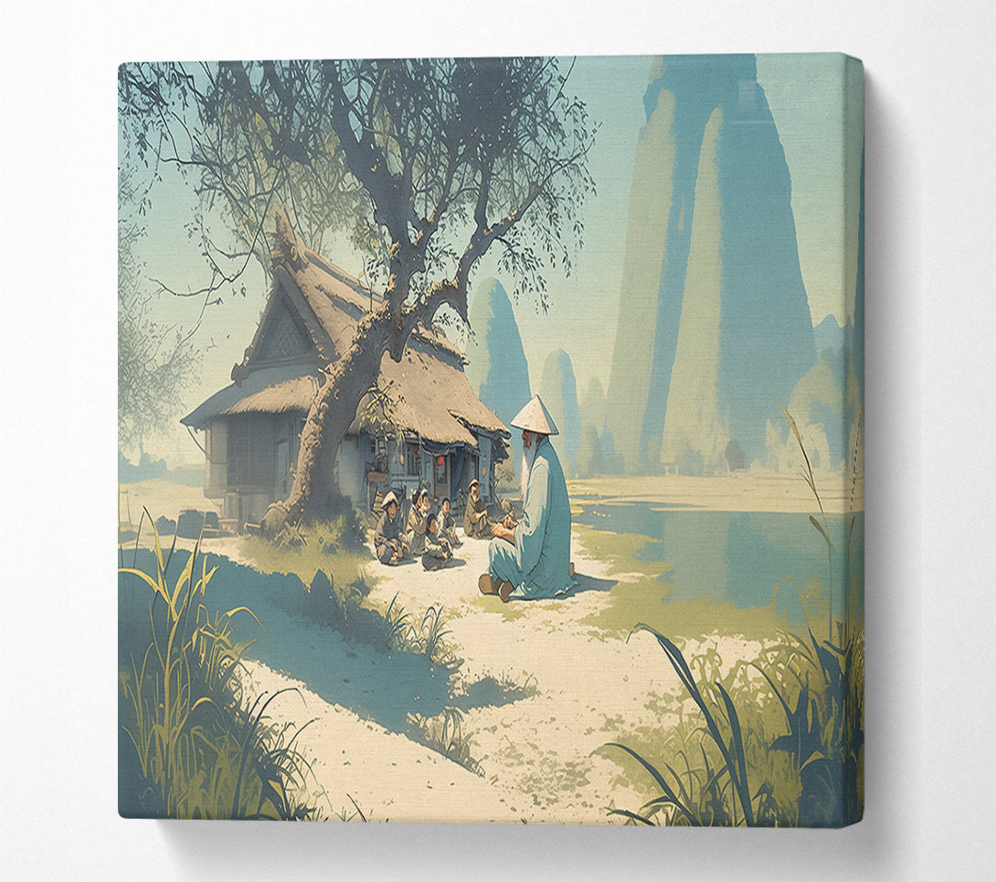  A Canvas Print of Blue Lessons Of The Sage Canvas Wall Art