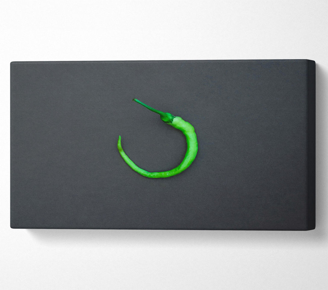  A Canvas Print of Green Pepper Circle Canvas Art