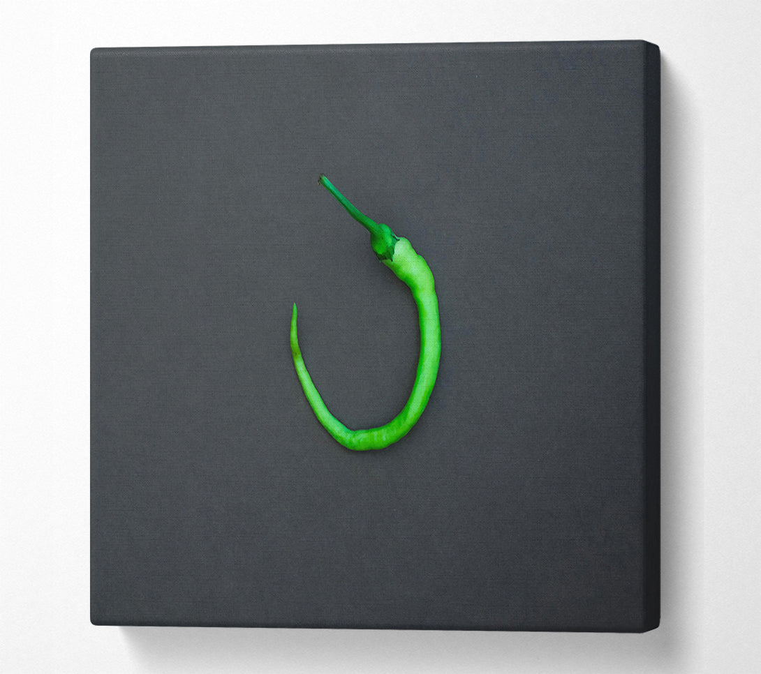  A Canvas Print of Green Pepper Circle Canvas Art