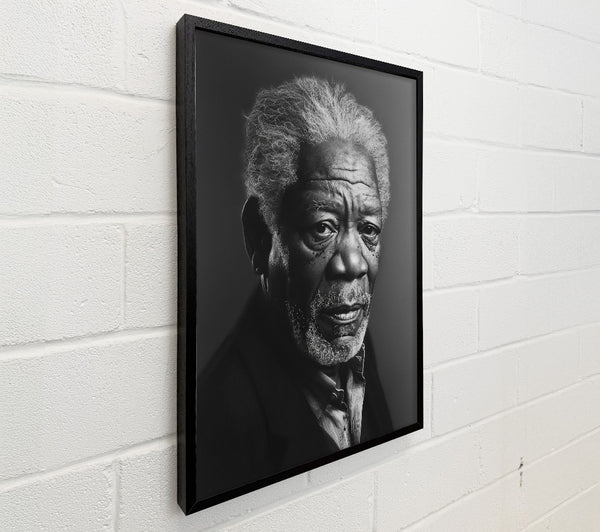 Silver And Black Portrait.
