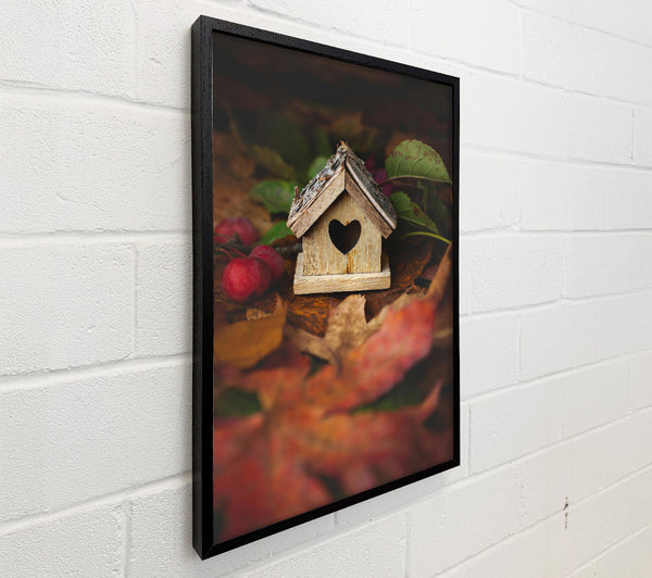 Red Autumn Heart House