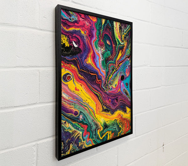 Cosmic Yellow Swirls