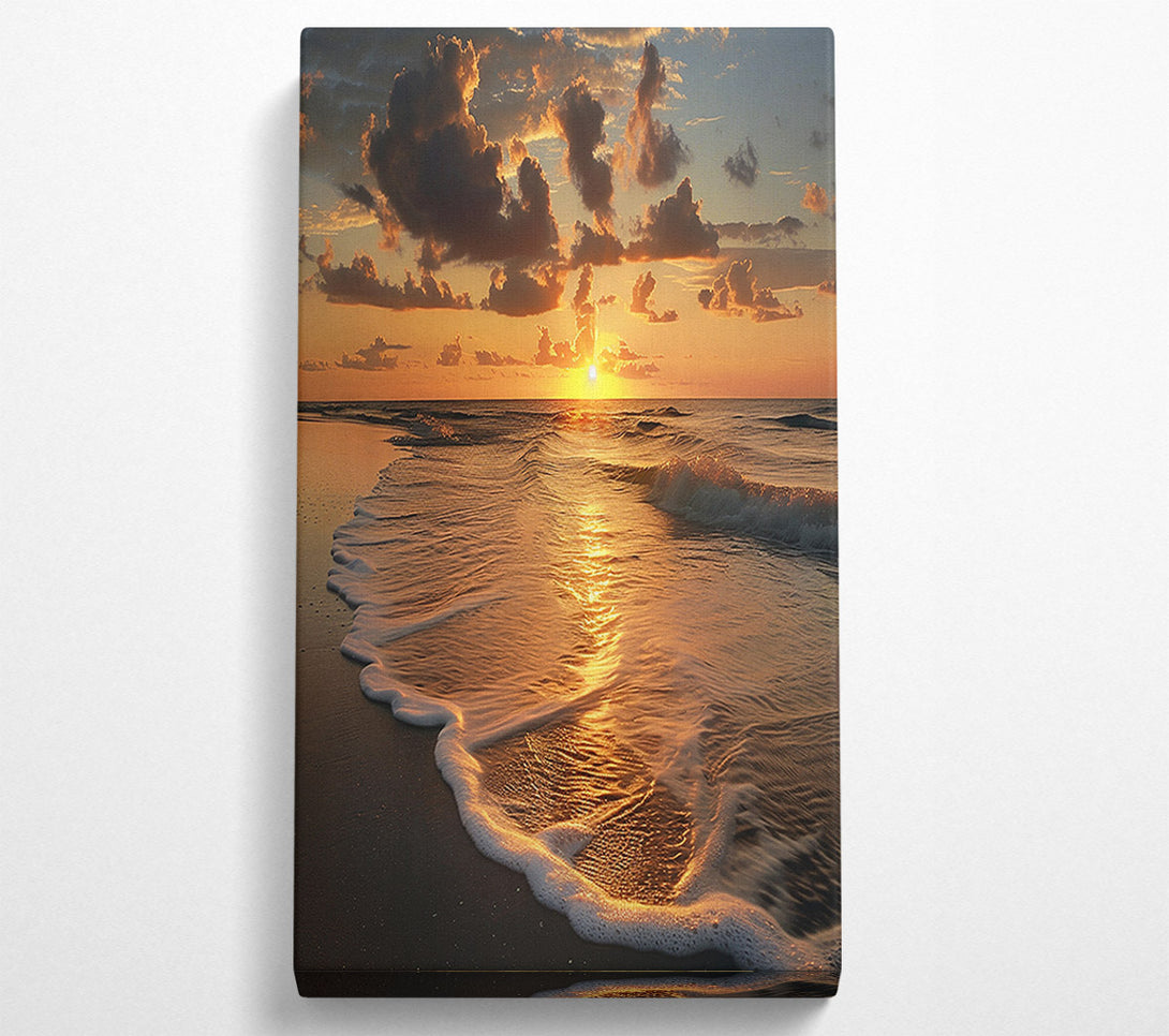  A Canvas Print of Beach Tide Canvas Art