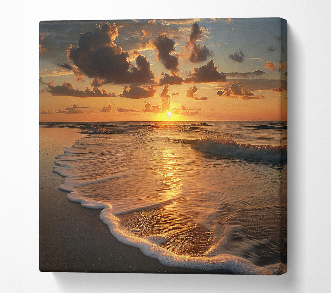  A Canvas Print of Beach Tide Canvas Art