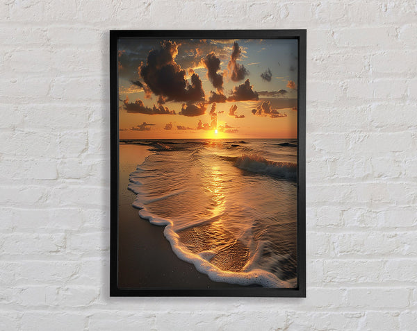 Beach Tide Framed Print