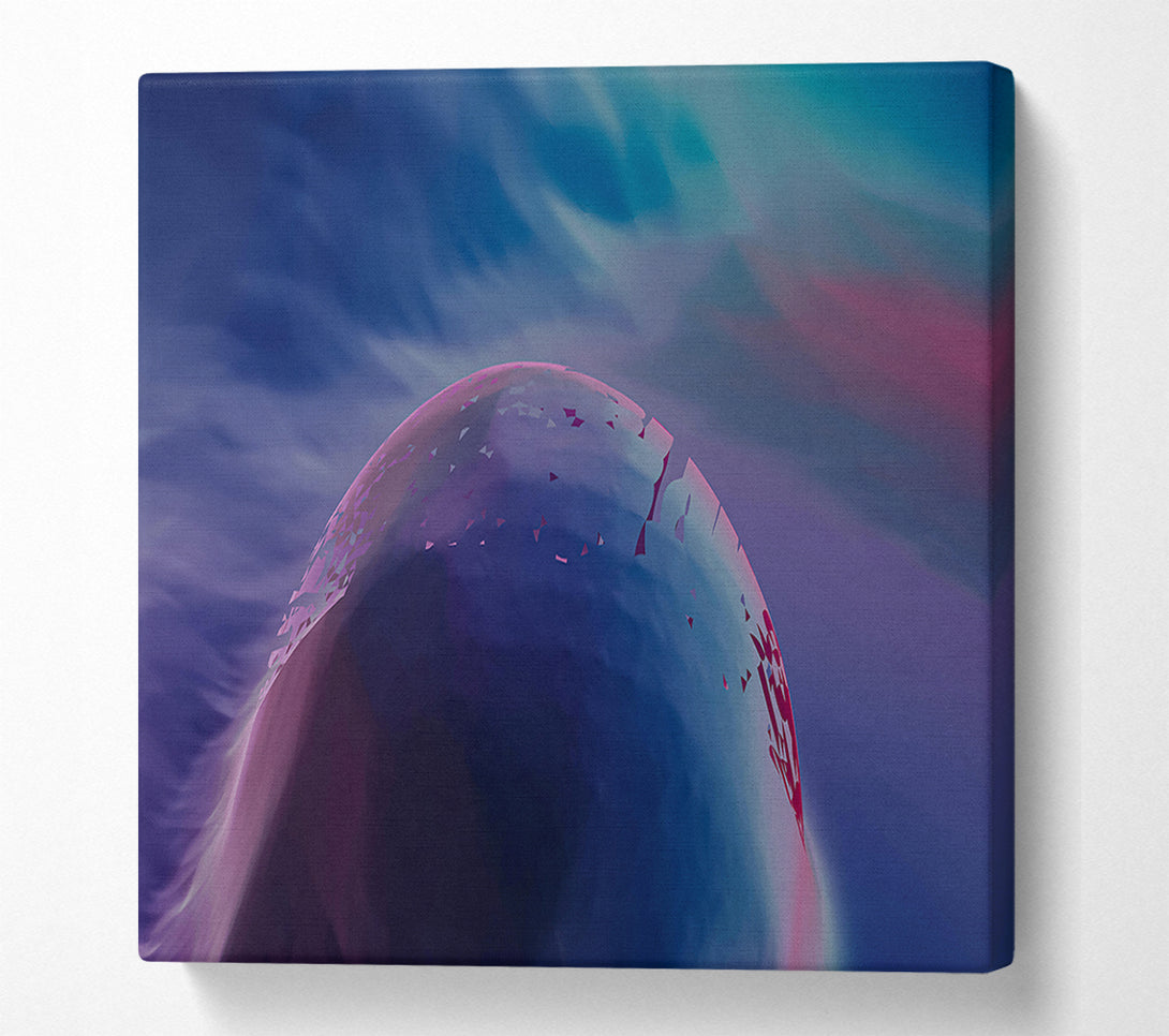  A Canvas Print of The Blue Nebula Canvas Print