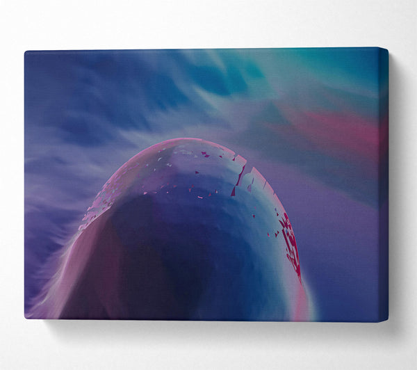  A Canvas Print of The Blue Nebula Canvas Print