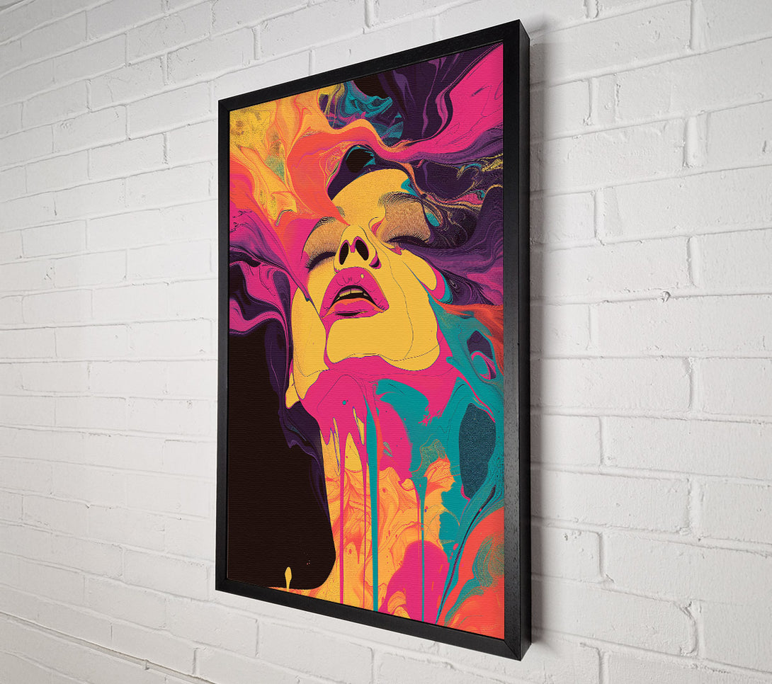  A Canvas Print of Pink Liquid Dreams Canvas Print