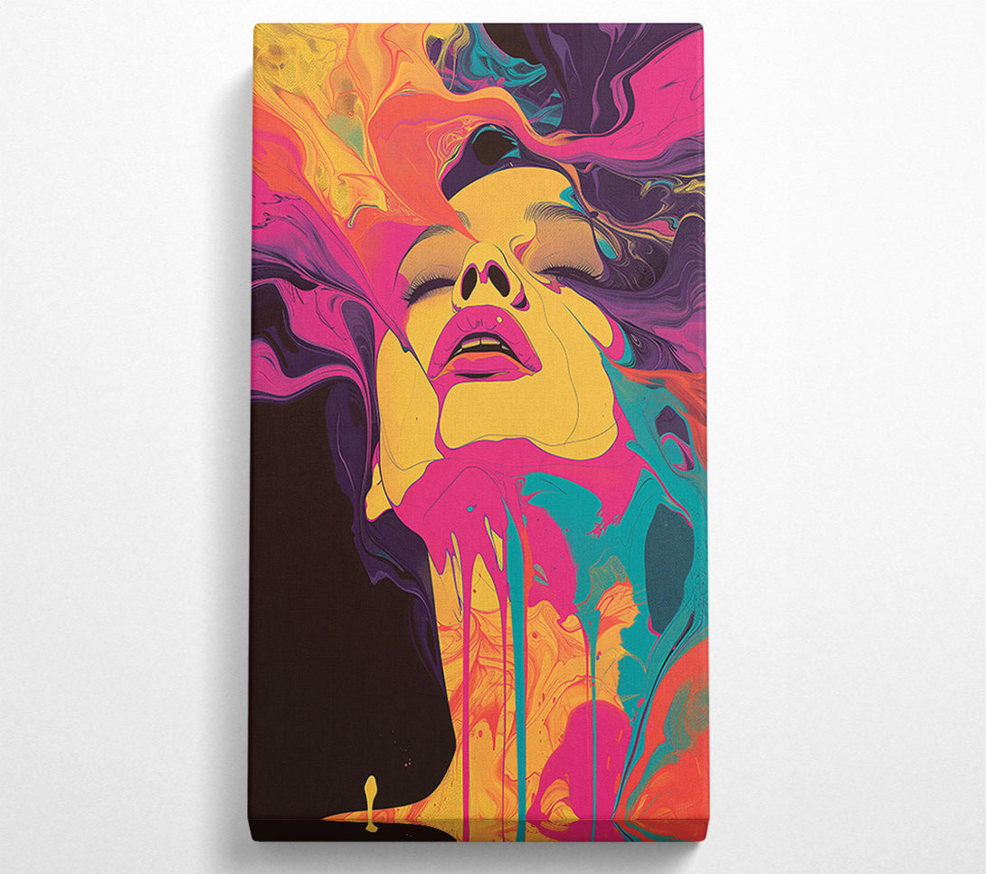  A Canvas Print of Pink Liquid Dreams Canvas Print