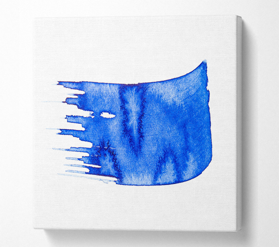  A Canvas Print of Indigo Ink Wash Canvas Print