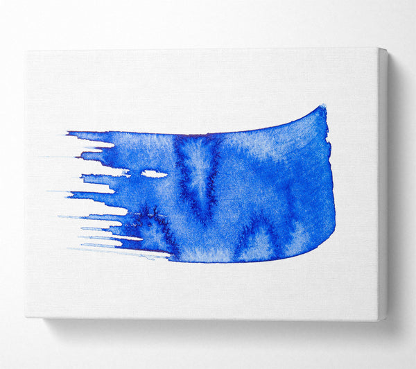  A Canvas Print of Indigo Ink Wash Canvas Print