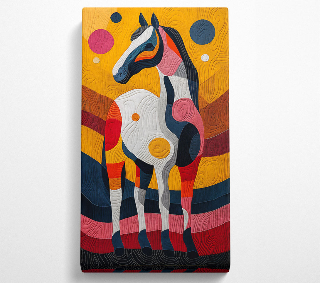  A Canvas Print of Golden Horse Dreamscape Canvas Art