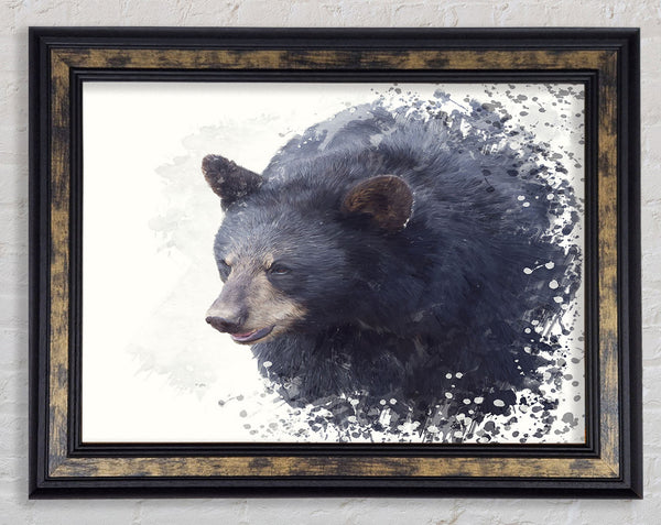 Bear Fuzz Framed Print